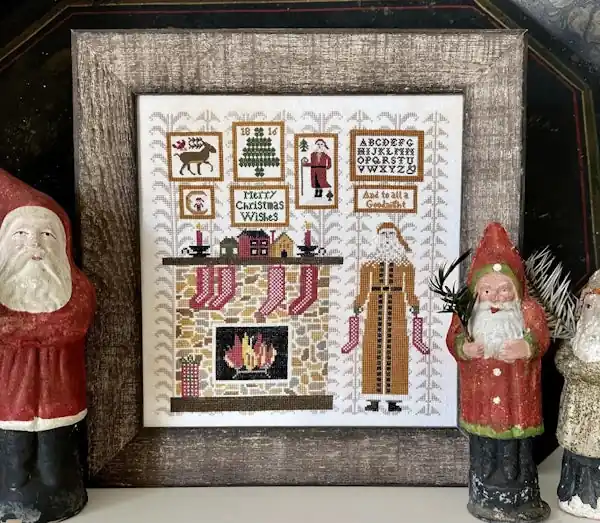 Yuletide Stitching by Kathy Barrick Cross Stitch Pattern Low Price