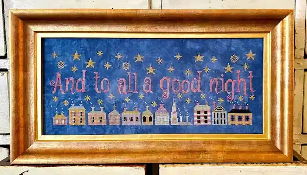 Certified And to All a Good Night by Kathy Barrick Cross Stitch Pattern