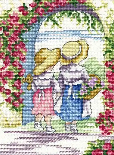 English Roses All Our Yesterdays Cross Stitch Kit by Faye Whittaker Discount