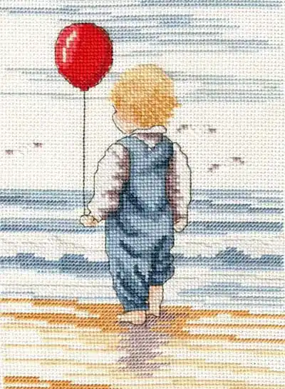 Little Blondie All Our Yesterdays Cross Stitch Kit by Faye Whittaker Direct From Manufacturer