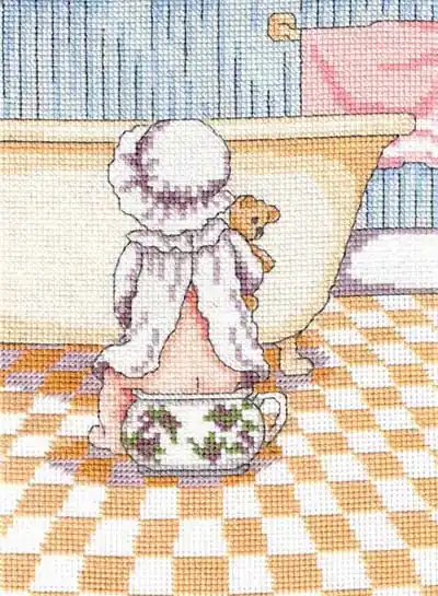 Professional Grade Wee Break All Our Yesterdays Cross Stitch Kit by Faye Whittaker