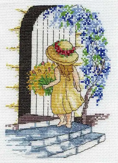 Save Now Wisteria All Our Yesterdays Cross Stitch Kit by Faye Whittaker