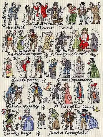 Charles Dickens Cross Stitch Kit By Bothy Threads Get Yours
