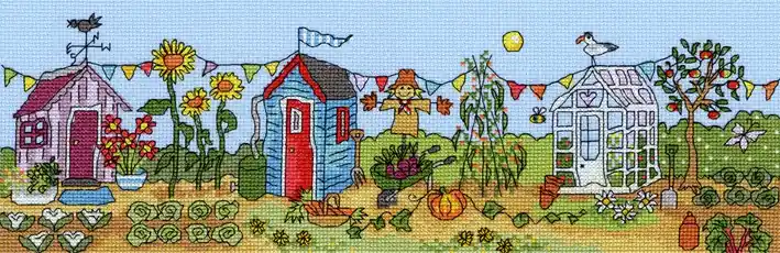 Allotment Fun Cross Stitch Kit By Bothy Threads Brand New