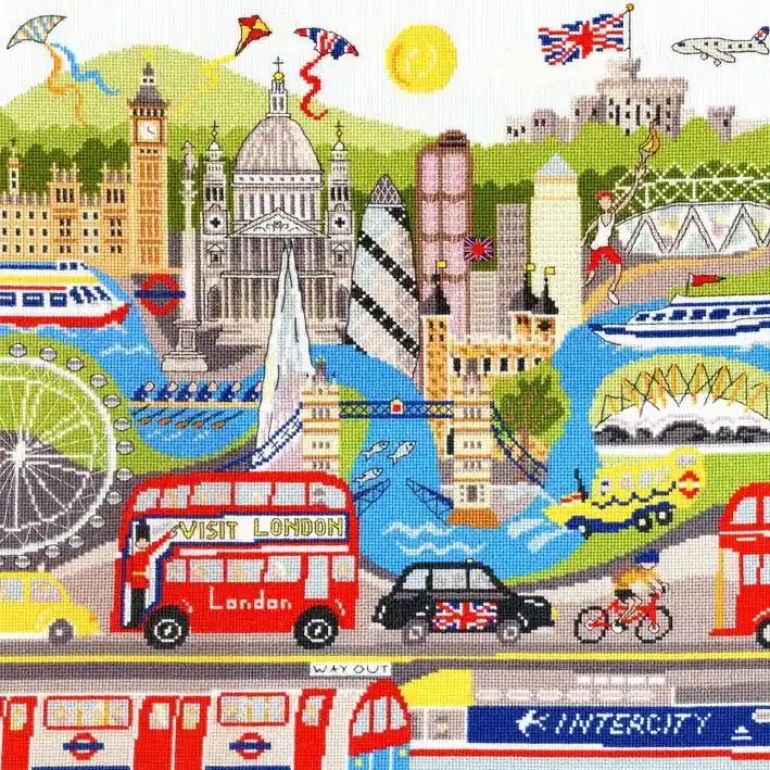 Top Rated London Cross Stitch Kit By Bothy Threads