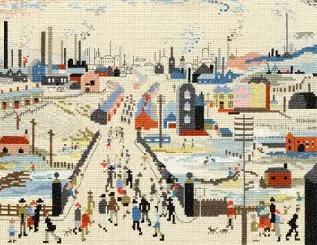 The Canal Bridge Lowry Cross Stitch Kit By Bothy Threads Place Order