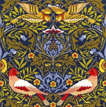 Bird William Morris Cross Stitch Kit By Bothy Threads Top Rated