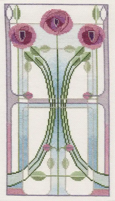 Warranty Included Rose Bouquet Cross Stitch Kit by Derwentwater Designs