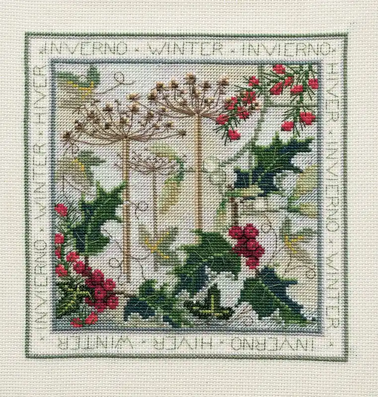 One Day Deal Winter Cross Stitch Kit by Derwentwater Designs