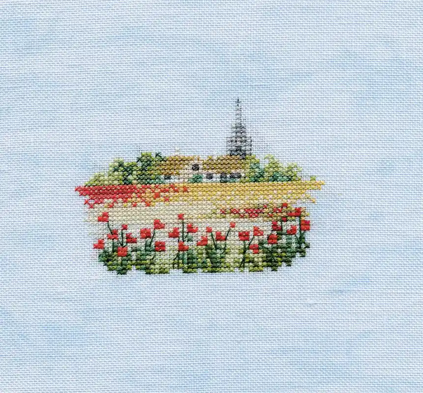 Flash Sale Poppyfield Cross Stitch Kit by Derwentwater Designs