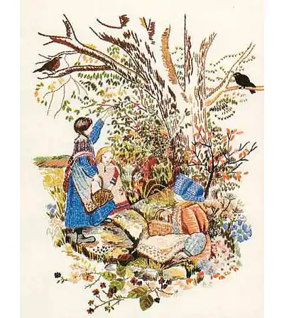 Blackberrying Embroidery Kit by Design Perfection Crafted