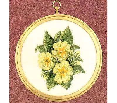 Best Price Primroses Embroidery Kit by Design Perfection