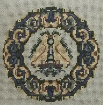 Crafted Doves Cross Stitch Chart by September Cottage Crafts