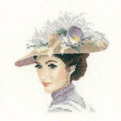 High Quality Rebecca Cross Stitch Kit by Heritage Crafts (miniature)