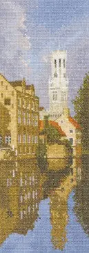 Bruges Cross Stitch Kit by Heritage Crafts Warranty Included