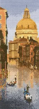 Price Drop Venice Cross Stitch Kit by Heritage Crafts