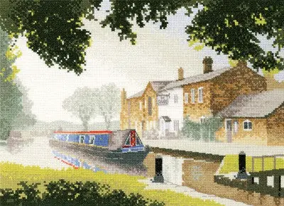 The Junction Cross Stitch Kit by Heritage Crafts Today Only