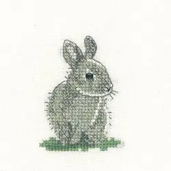 Latest Baby Rabbit Cross Stitch Kit by Heritage Crafts