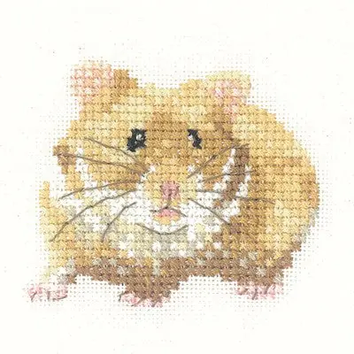 Cheap Hamster Cross Stitch Kit by Heritage Crafts