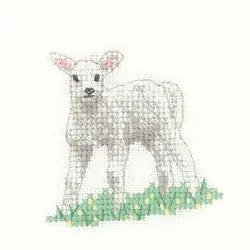 Lamb Cross Stitch Kit by Heritage Crafts Must Have