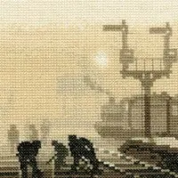 Steam Team Cross Stitch Kit by Heritage Crafts New Release