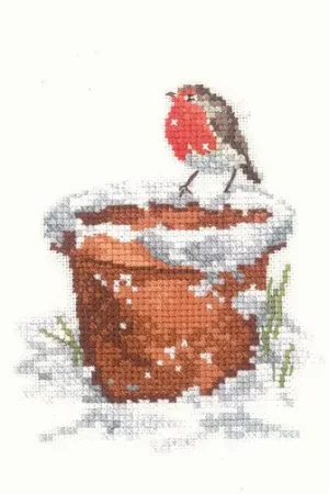 Low Price Garden Friend Cross Stitch Kit by Heritage Crafts