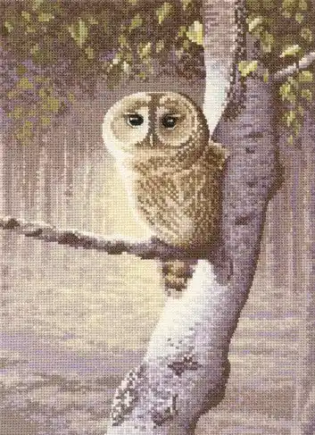 Direct From Factory Night Watchman Cross Stitch Kit by Heritage Crafts