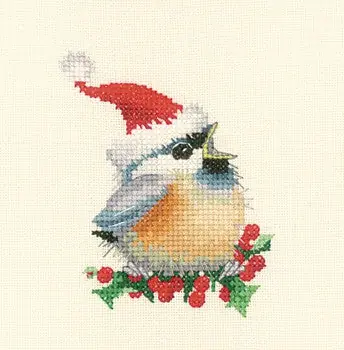 Order Now Christmas Chick Cross Stitch Kit by Heritage Crafts