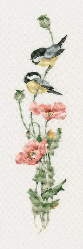 Serenade in Pink Cross Stitch Kit by Heritage Crafts Budget