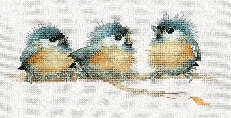 Secure Checkout Sitting Pretty Cross Stitch Kit by Heritage Crafts