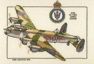 Discount Avro Lancaster Cross Stitch Kit by Heritage Crafts