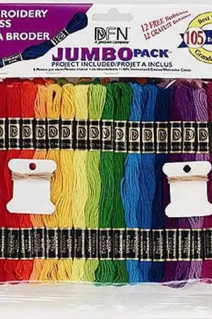 Jumbo Stranded Cotton Pack by Janlynn Place Order