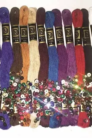 Zenbroidery Jewel Tones Trim Pack by Design Works Price Drop