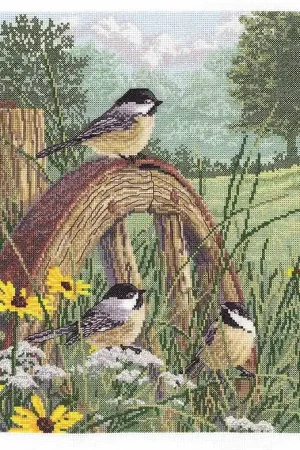 Meadows Edge Cross Stitch Kit by Janlynn Next Day Delivery