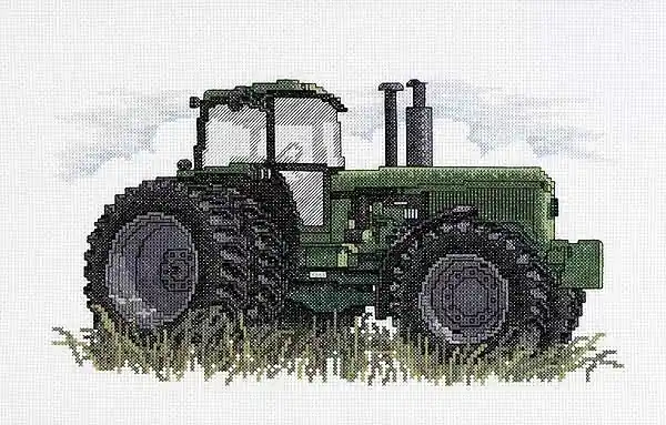Tractor Cross Stitch Kit by Janlynn Best Price
