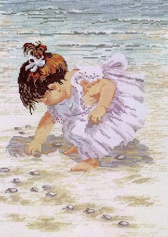 Bulk Order Collecting Shells Cross Stitch Kit by Janlynn
