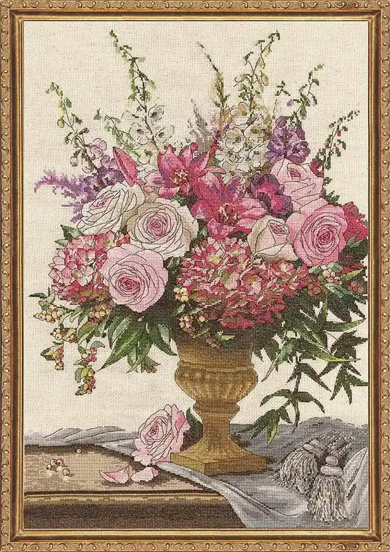 Final Sale Symphony Bouquet Cross Stitch Kit by Design Works