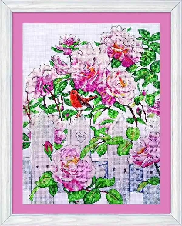 Weekend Sale Roses in Provence Cross Stitch Kit by Design Works