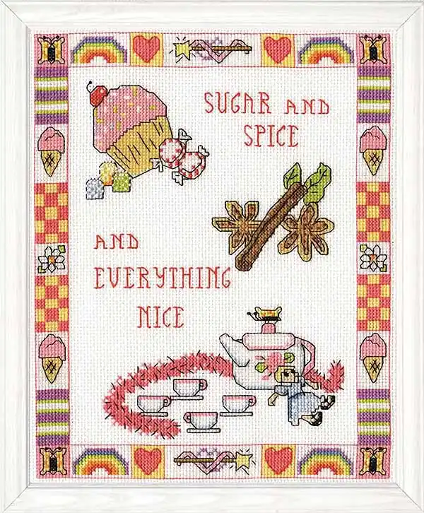 Sugar and Spice Cross Stitch Kit by Design Works Warranty Included