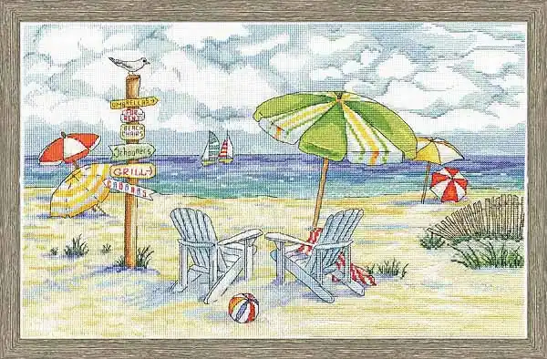 Beach Signs Cross Stitch Kit by Design Works Best Price