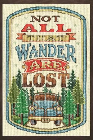 All that Wander Cross Stitch Kit by Design Works Factory Price
