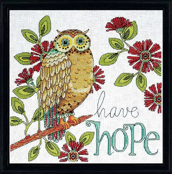 Genuine Have Hope Cross Stitch Kit by Design Works