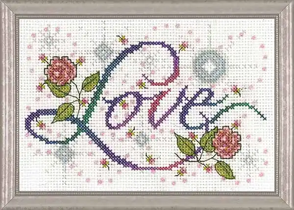 Markdown Love Cross Stitch Kit by Design Works