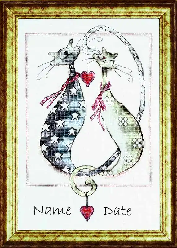 Purrfect Together Cross Stitch Kit by Design Works Seasonal Sale