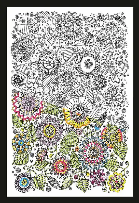 Hot Picks Floral Zenbroidery by Design Works