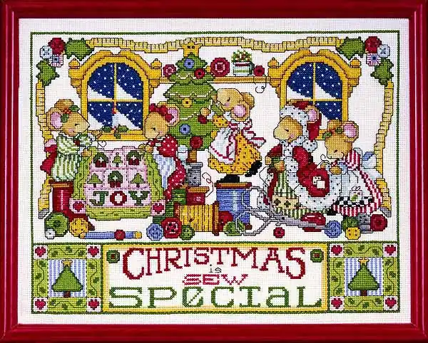 Christmas is Sew Special Cross Stitch Kit by Design Works High Quality