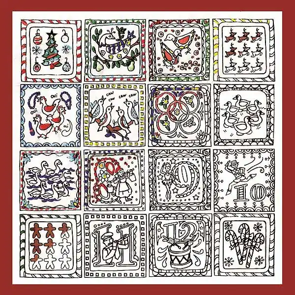 12 Days of Christmas Zenbroidery by Design Works Grab Now