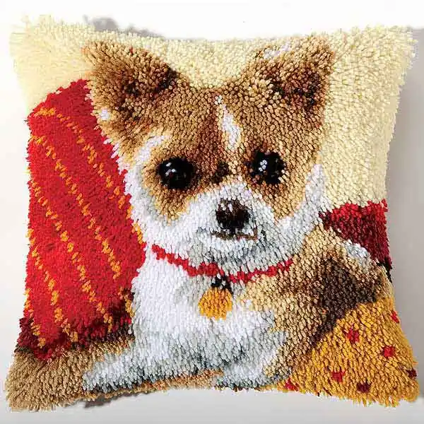 Best Choice Chihuahua Latch Hook Cushion Kit By Vervaco