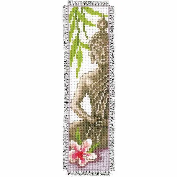 Buddah Bookmark Cross Stitch Kit By Vervaco Limited Offer