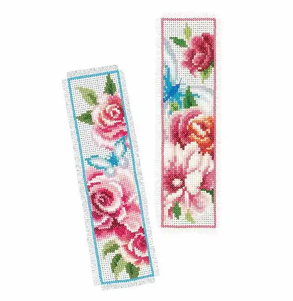 Flowers and Butterflies Bookmark Cross Stitch Kit By Vervaco Order Now